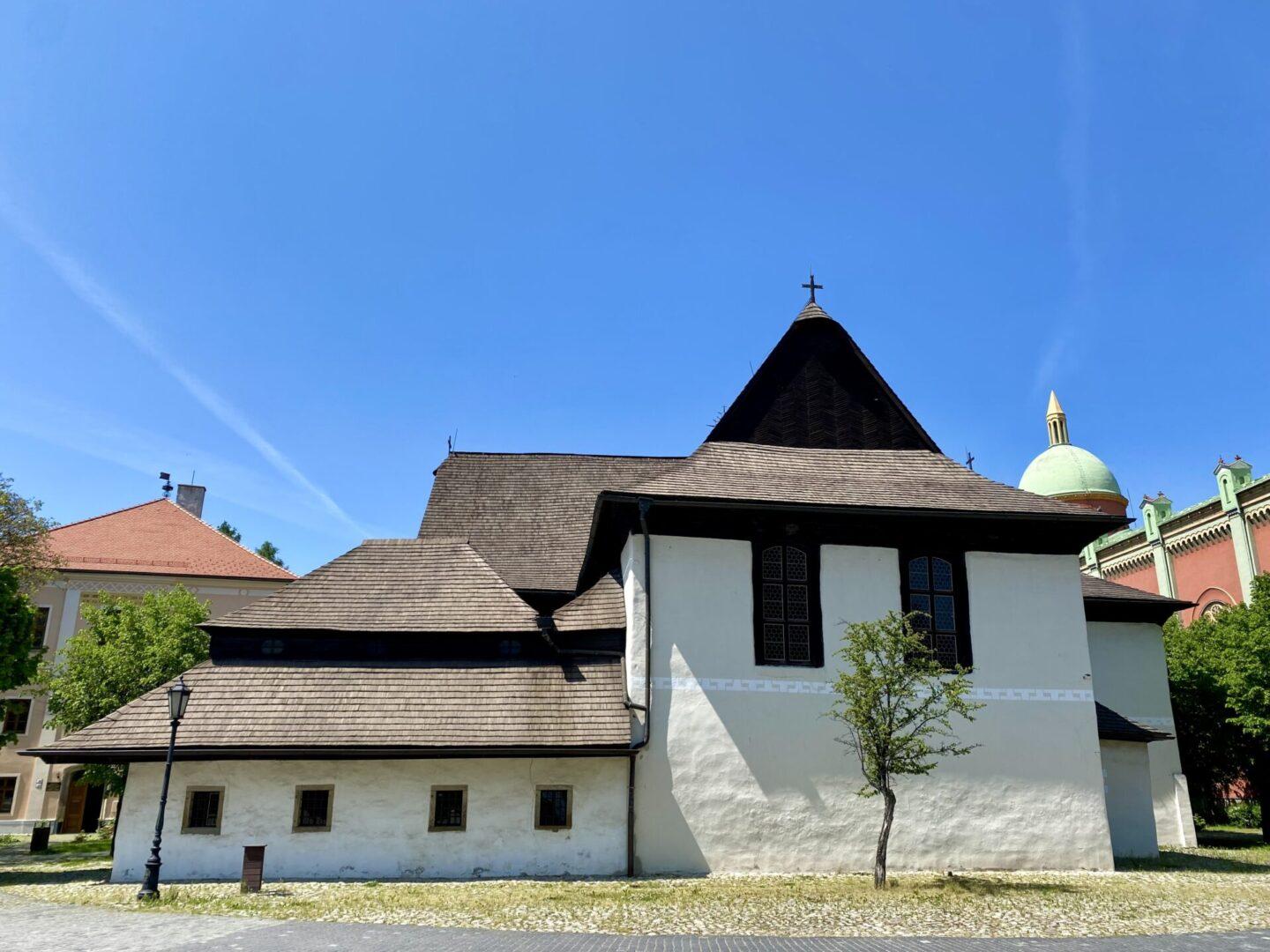 Houten protestantse kerk Slowakije